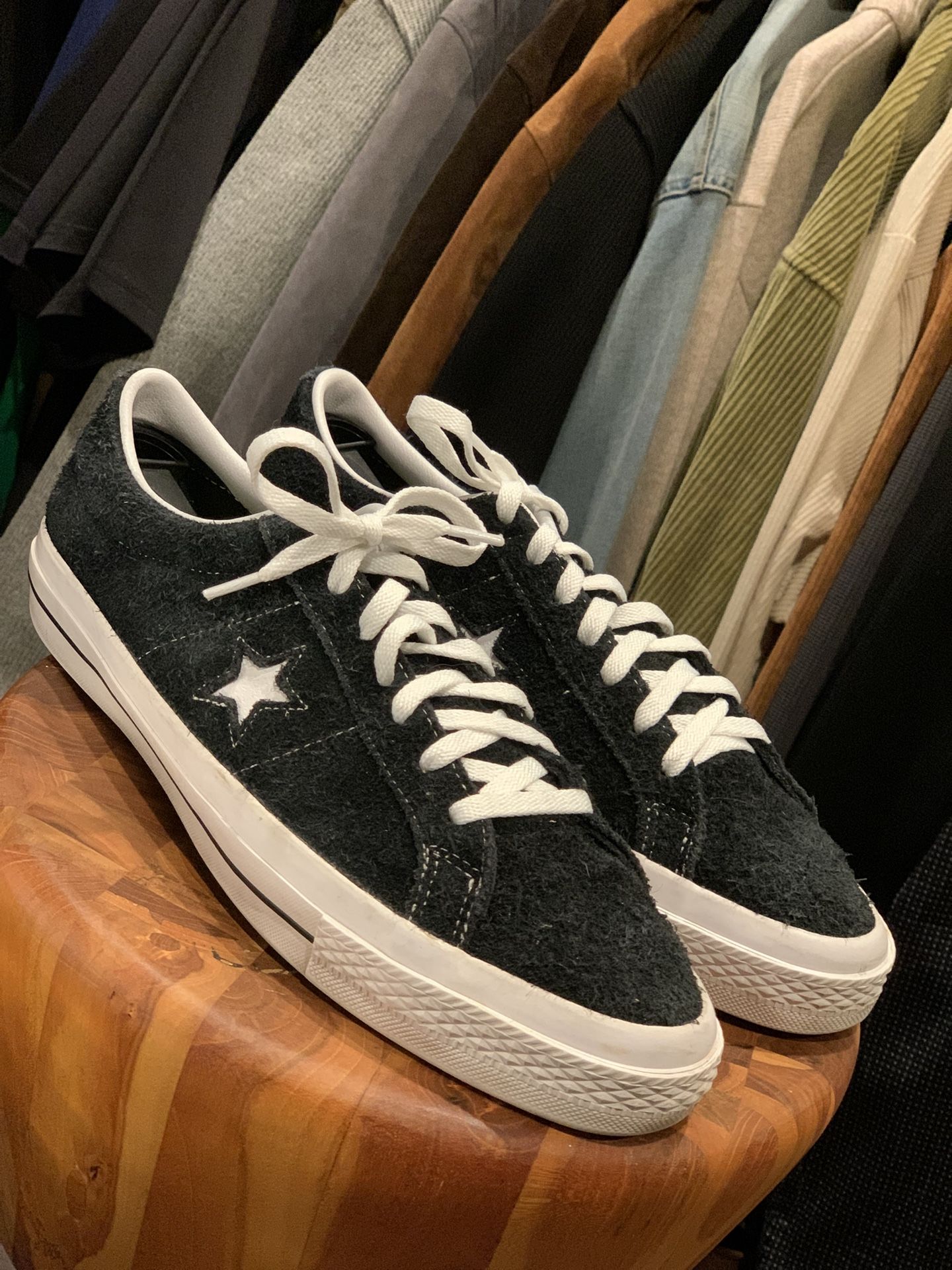 Converse All Star Navy Blue Suede Leather