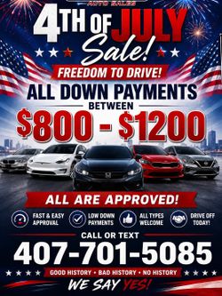 🇺🇸 Independence Day Drive-Off Deals!
