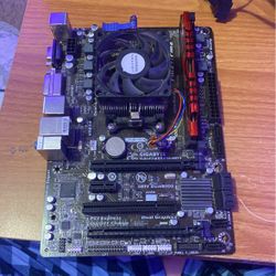 AMD Motherboard, Cpu, And 4 Gigs Of DDR3 Ram