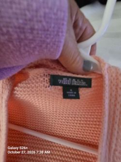 Wild Fable Knit Sweater Peach