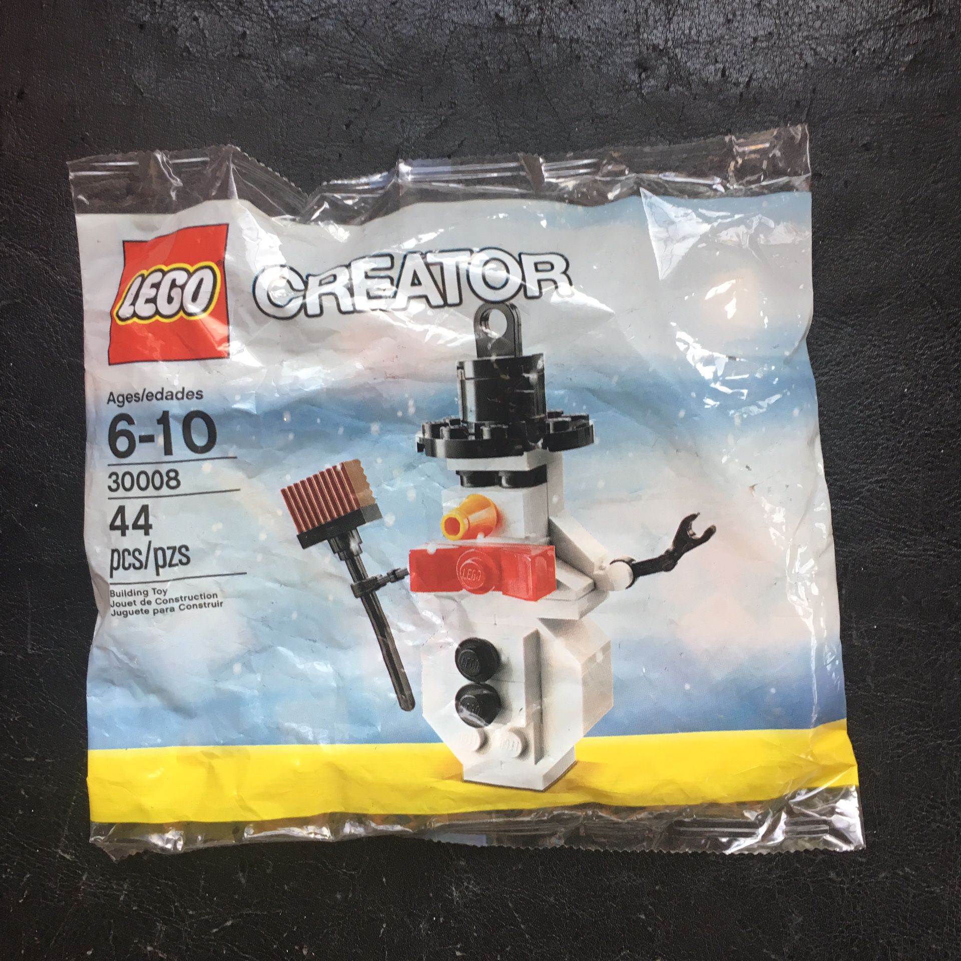 Lego creator snow man toy