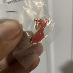 Women’s red lady pins 5 pc.  New  