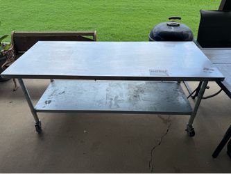 Stainless steel table