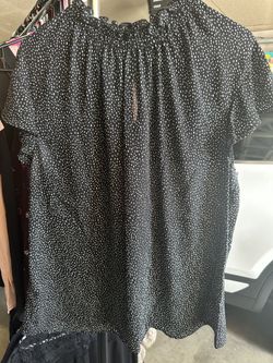 Express Black And White Shirt