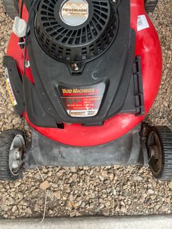Yard machine 21inch mower no bag