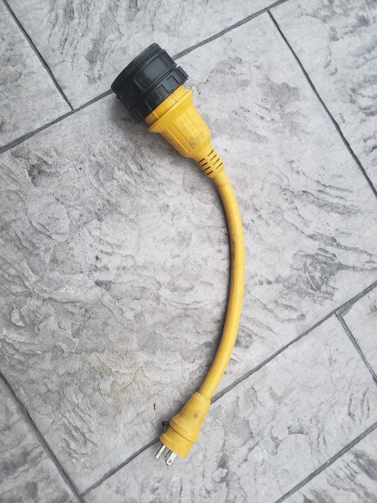 MARINCO–50ft ShorePower Cordset, 30A/125V w/ pigtail adapter