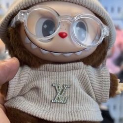 Lv Labubu Outfit With Glasses 