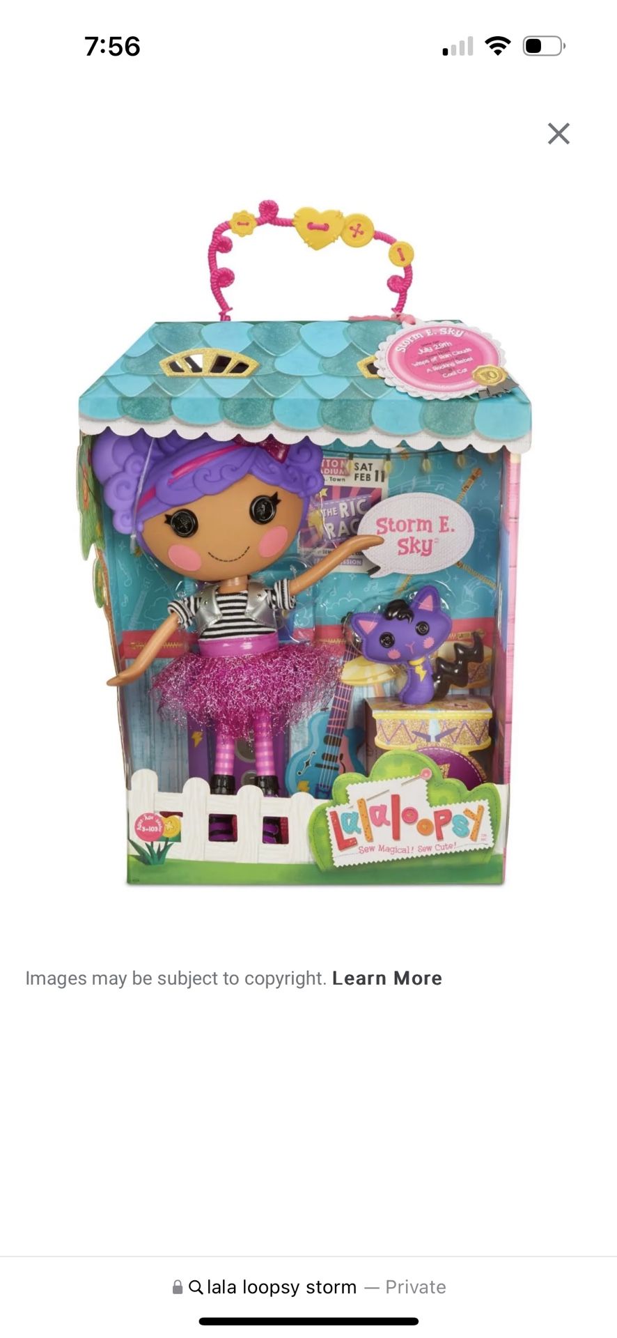 Lalaloopsy Storm E. Sky Doll 