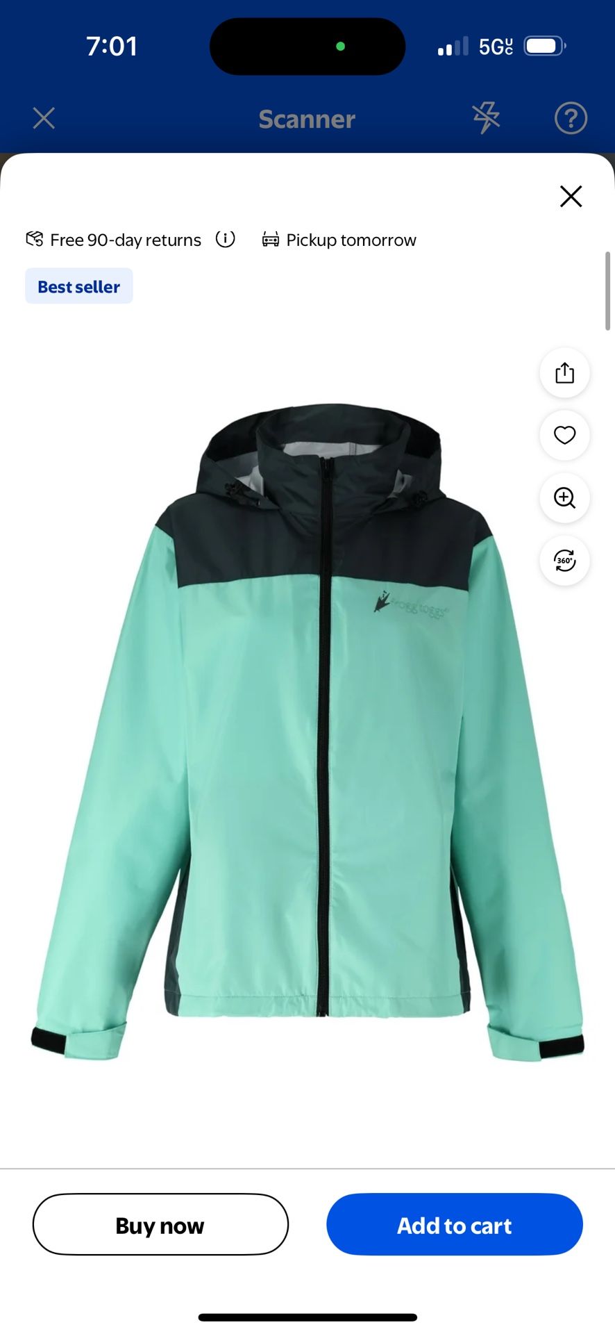 Frogg Toggs River Toadz Jacket with Set-in Sleeves (Women)