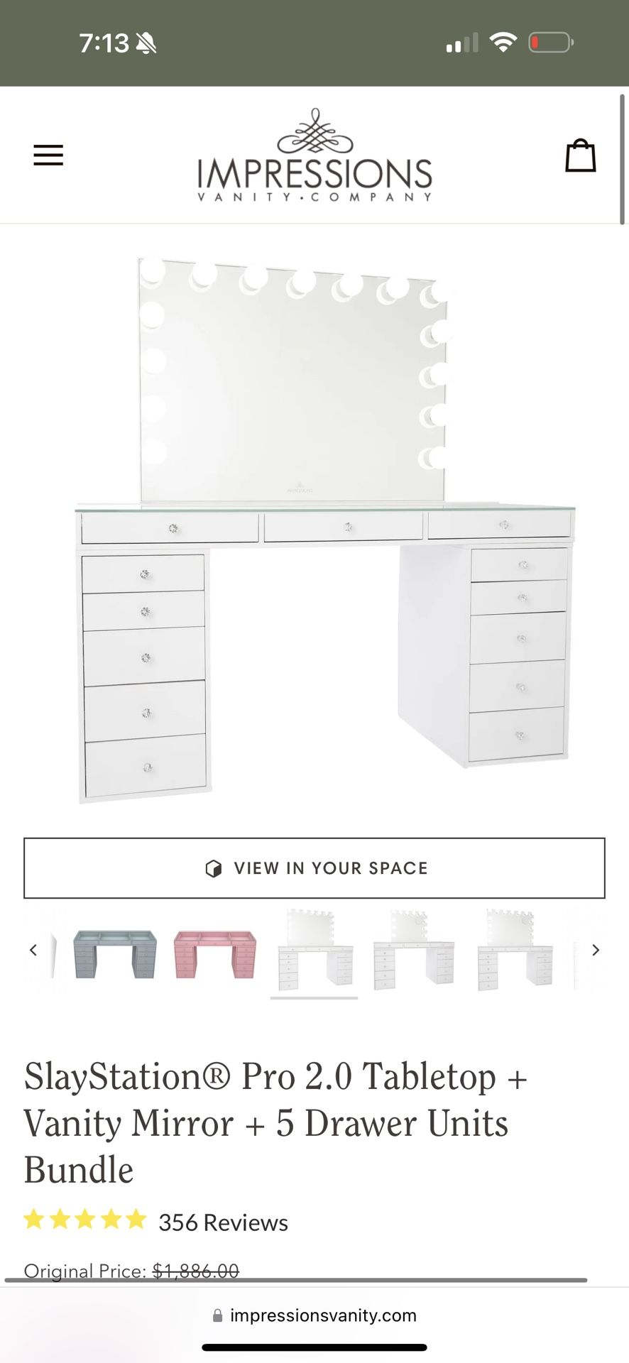 Impressions Vanity Slaystation