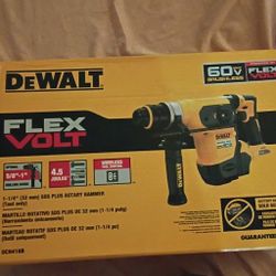 Brand New DeWalt Flex Volt 1-1/4"(32mm) SDS Plus Rotatory Hammer