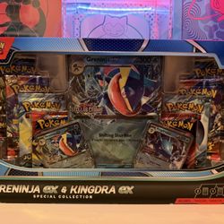 Pokémon Greninja EX & Kingdra EX special collection box