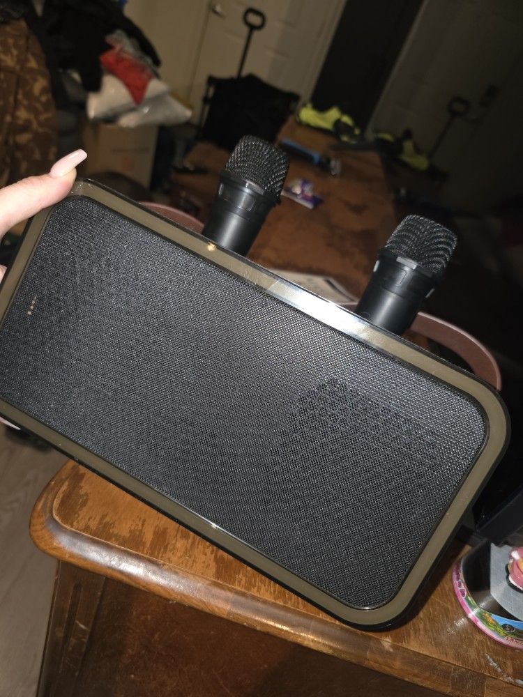 Karaoke Portable Bluetooth Speaker Light Up