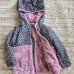 Girls Warm Rain Coat 24m