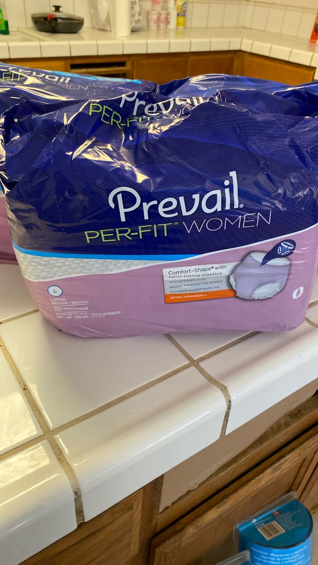 Women’s Pull Ups 18 count Size Large