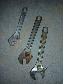 Crescent Wrenches $15