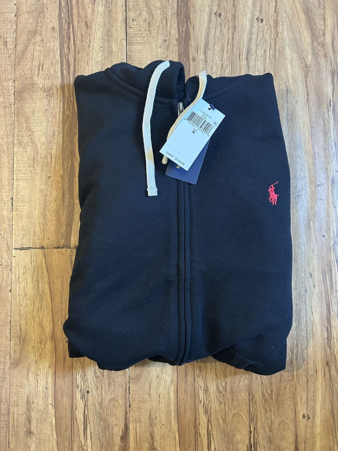 Black Polo Jacket Size Small