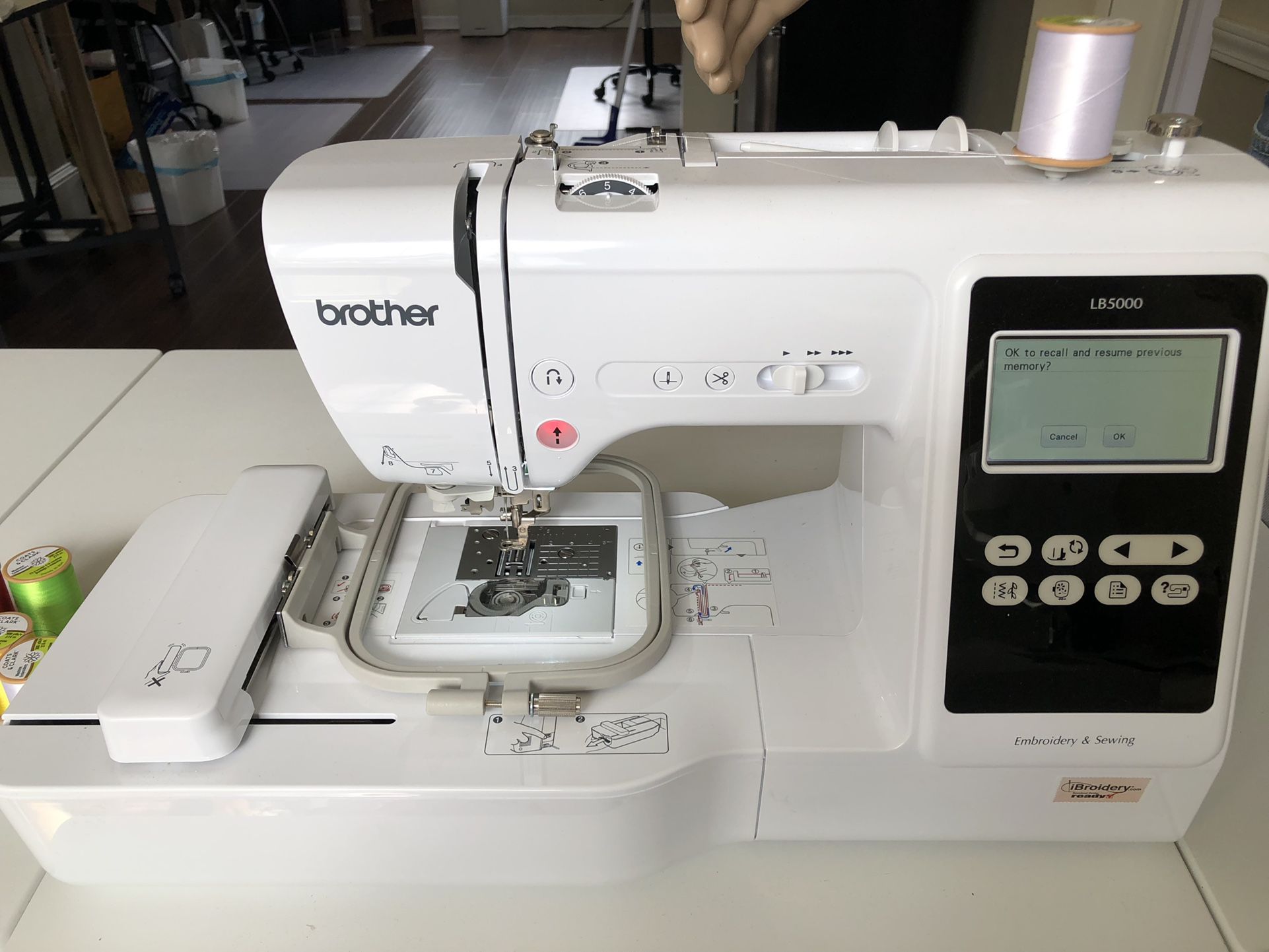 Digital Embroidery Machine, Brother LB5000 for Sale in Stockbridge
