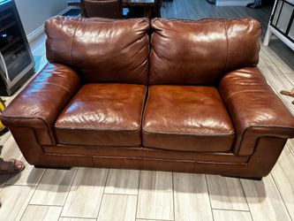 Leather couch