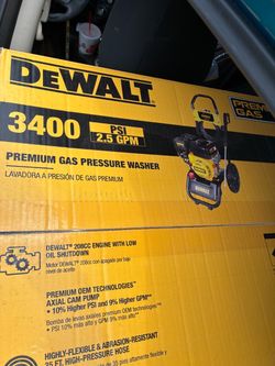 Dewalt 3400 power washer brand new in box