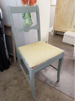 Small wooden desk chair