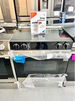 Samsung slide in stove