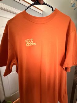 H&M Orange “Stay in Slow” Graphic T-Shirt 🌼