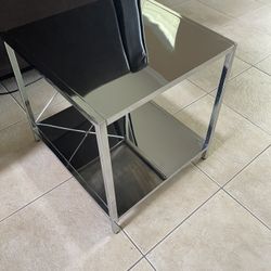 Vintage Mirrored Side Table