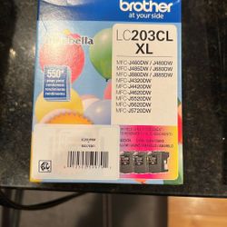 Brother Printer Ink Cartridges - Black LC203BKXL and Color LC203CLXL