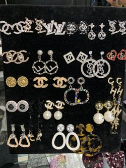All designer earrings on sale $15.00