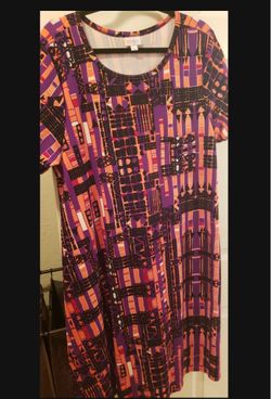 Lularoe carly Dress size L