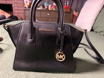 Michael Kors Black Leather Mini Satchel
