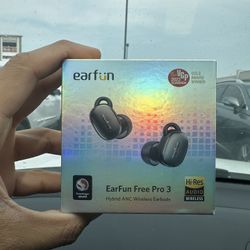 EarFun Free Pro 3 Noise Cancelling Wireless Earbuds