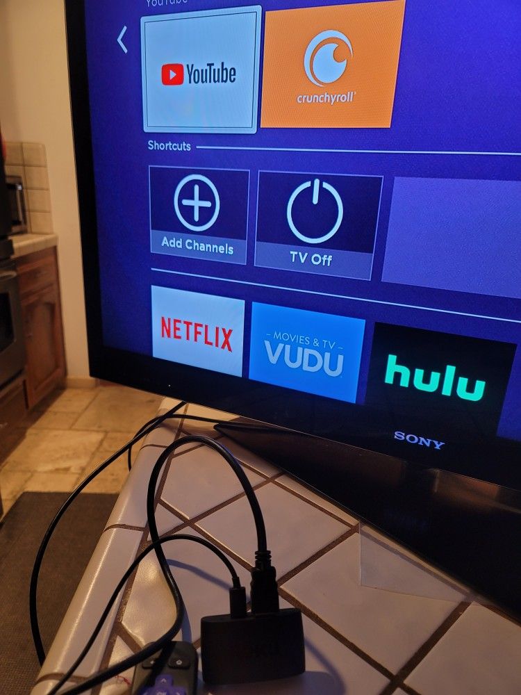 Sony 45 " TV With Rocku Firestick