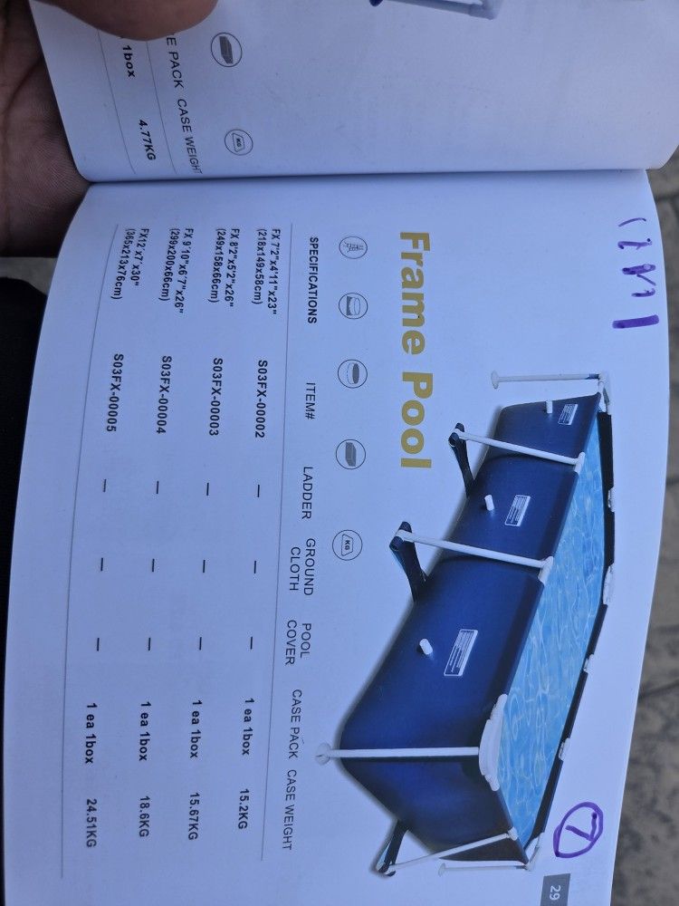 Square Frame Pool