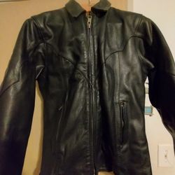 biker jacket, full face helmet with Bluetooth and I'll throw in the gloves