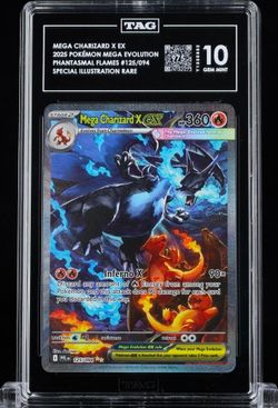 Mega Charizard X Ex - Graded