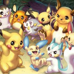 11" X 17" Fan Art Print Titled "Thundershock" by Artist Q Electric-type Pokémon. This image is a fan art print titled "Thundershock" by artist Quirkil