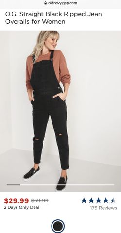 Old Navy Black Skinny Overalls - Size 2 & 4 Regular.