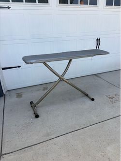 Vintage heavy duty MCM ironing board