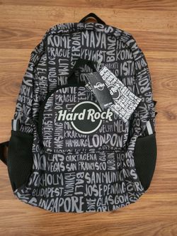 Hard Rock Cafe Backpack New with Tag