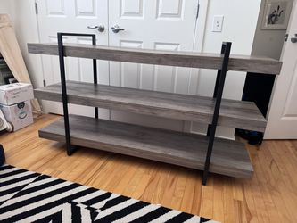 34 x 60 Wood & Iron Bookcase
