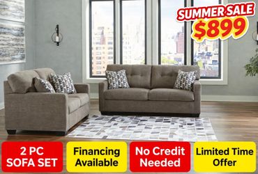 2 PC SOFA AND LOVESEAT