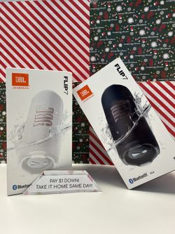 JBL Flip 7 Bluetooth Speaker - Pay $5 DOWN AVAILABLE - NO CREDIT NEEDED