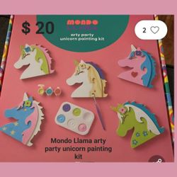 New Mondo Llama Art Painting Kids Unicorn 🦄 Kit