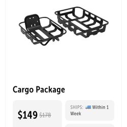 Lectric Bike Cargo Package x2