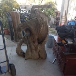 Tree Stump 4 1/2 Feet Tall