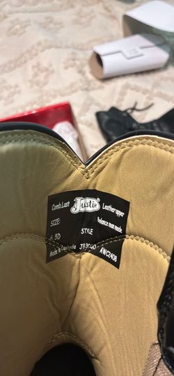 Justin ropers size 6.5 mens
