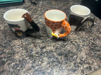 Animal coffee mugs