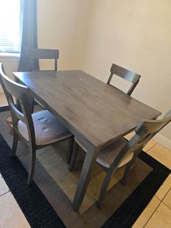 Table and 4 chairs